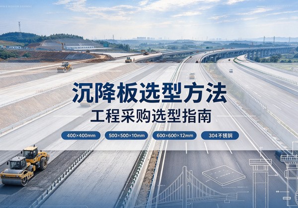 全南沉降板选择方法
